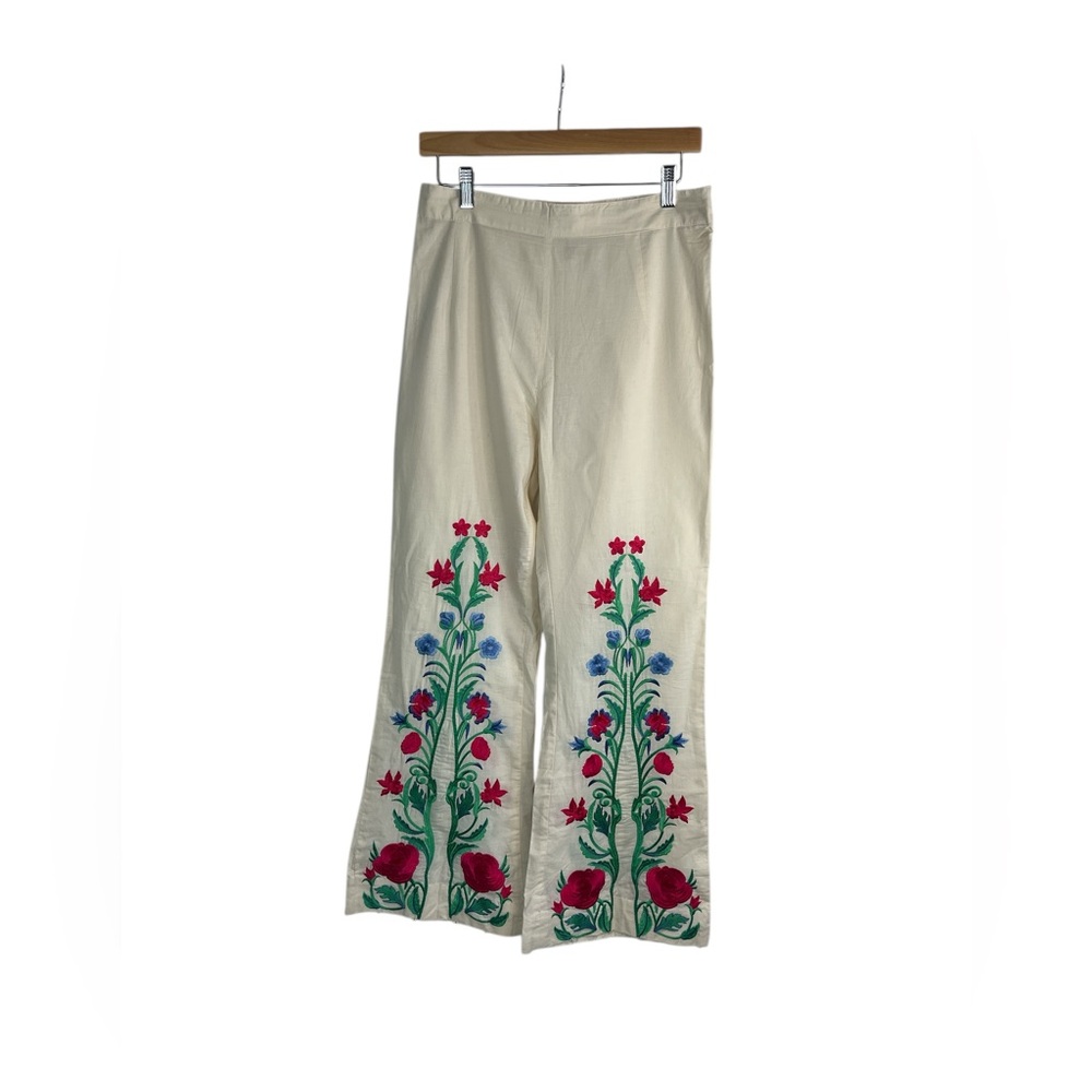 Ethnic by Outfitters Festival Embroidered Pants Size Small‎ Boho Floral Bohemian